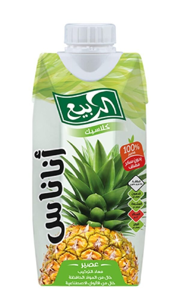 الربيع عصير اناناس 330ml *18