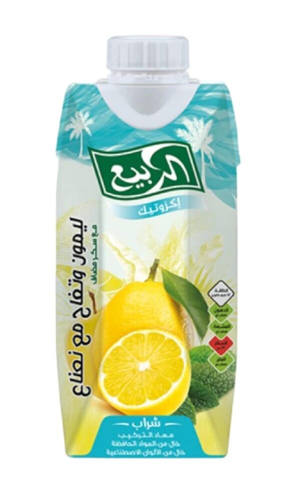 الربيع عصير ليمون و تفاح مع نعنع 330ml *18