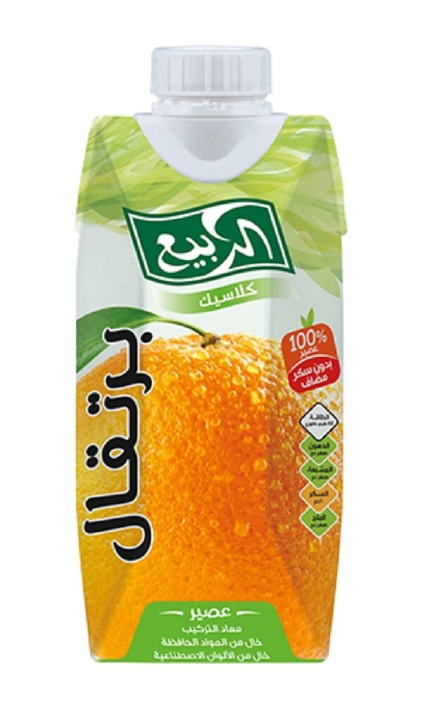 الربيع عصير برتقال 330ml *18