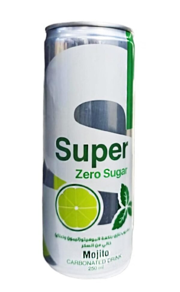 سوبر غازي موهيتو خالي من السكر 250ml