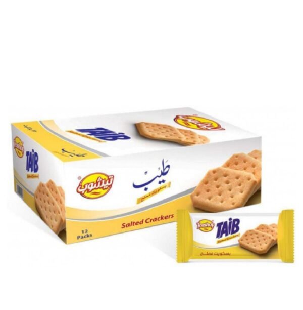 تيشوب طيب بسكويت مالح 75 غم *12