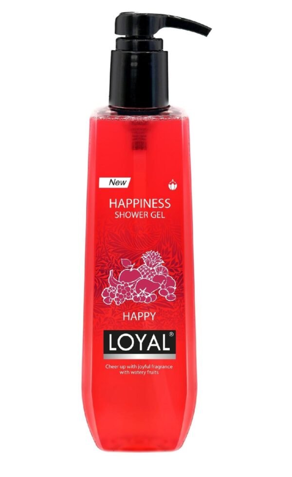 لويال رغوة استحمام هابينس احمر 900ml