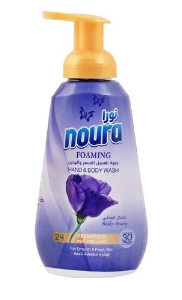 نورا سائل يدين فوم الجمال المخفي نهدي 500ml