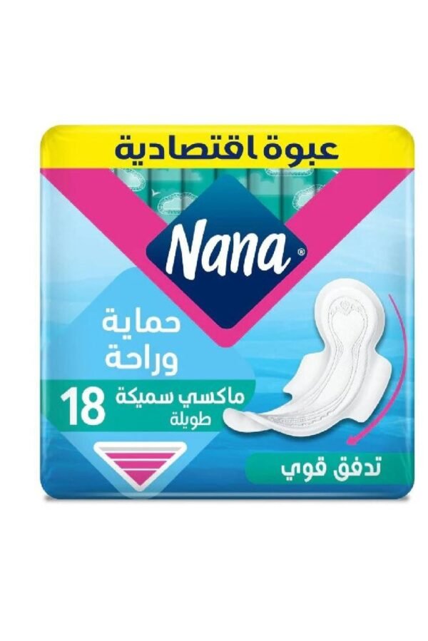 نانا فوط صحية ماكسي سميكة طويلة 18 قطع *10